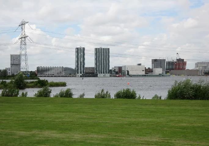 De skyline van Almere