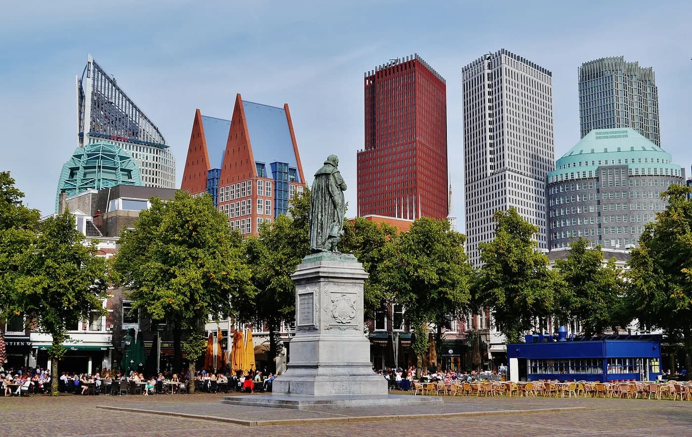 De skyline van Den Haag